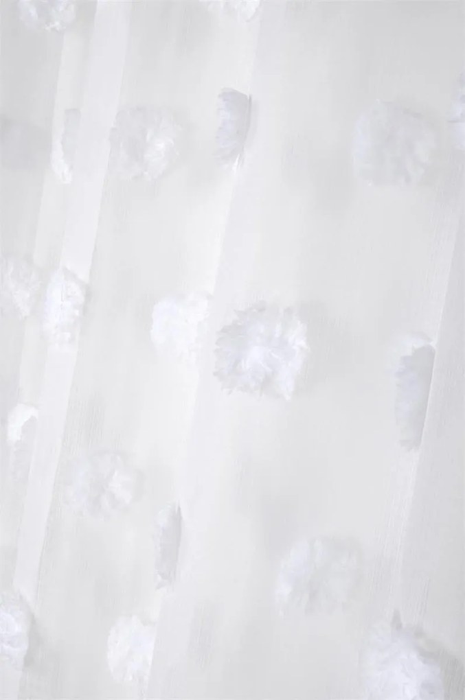 Firana POMPINOU pompony, 135 x 260 cm