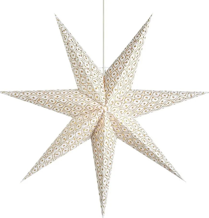 Biała świąteczna wisząca dekoracja świetlna Baroque – Markslöjd