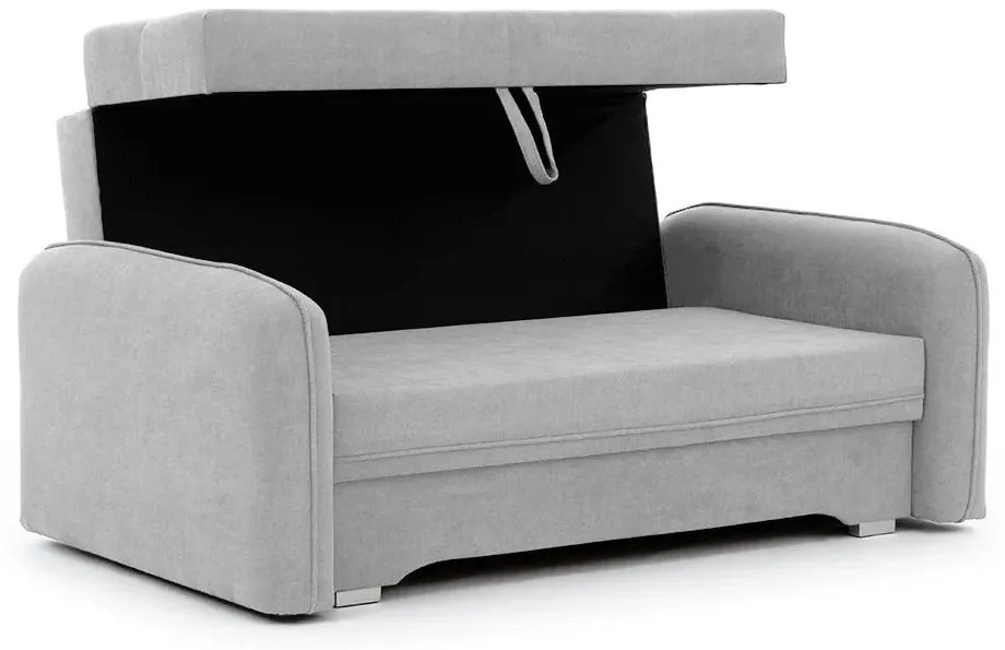 Sofa rozkładana z funkcją spania LAINE jasnoszara ELTAP
