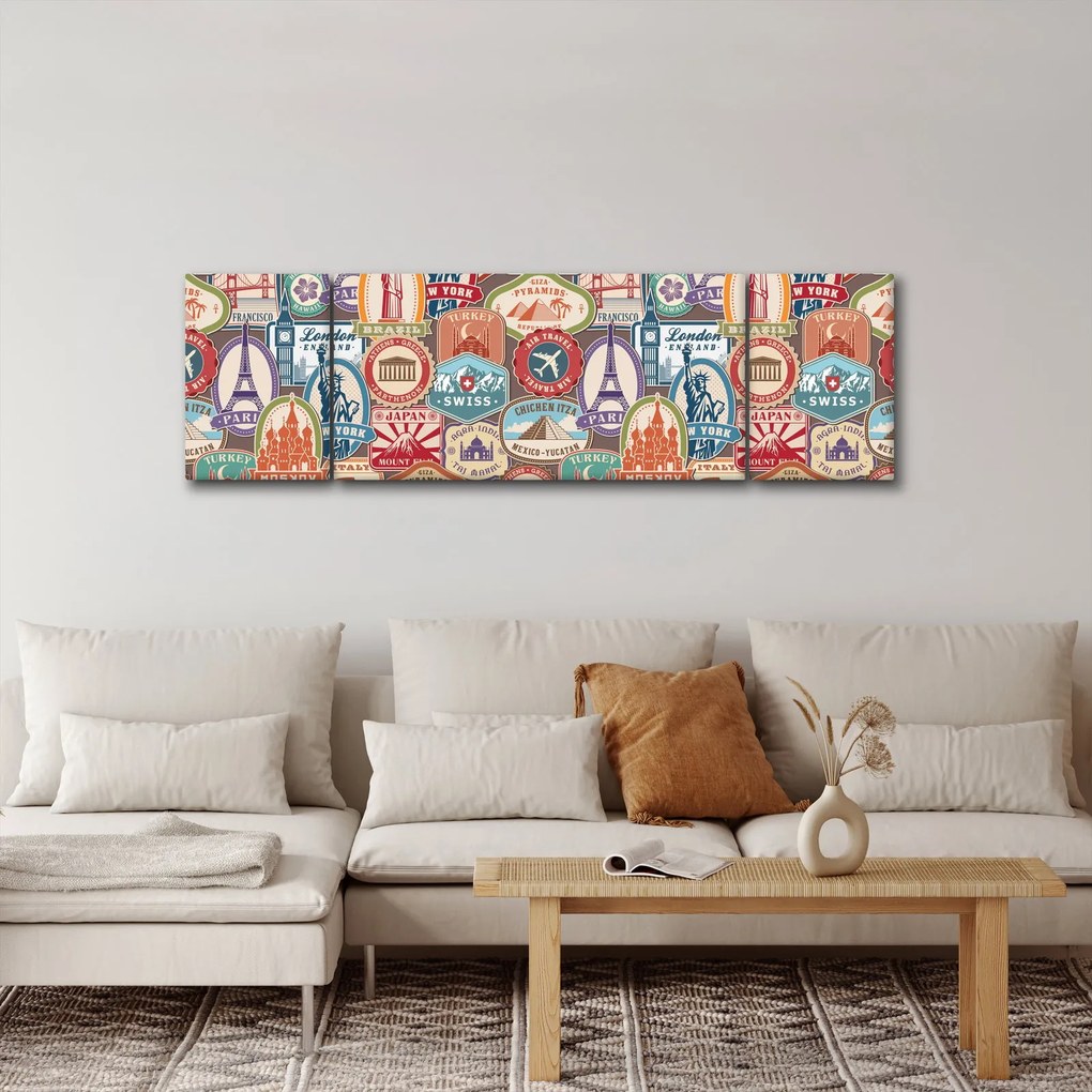 Obraz podróżnika (170x50 cm)