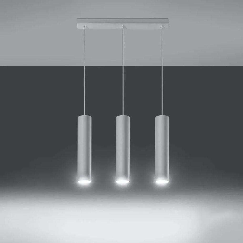 Lampa wisząca LAGOS 3L biały SOLLUX LIGHTING