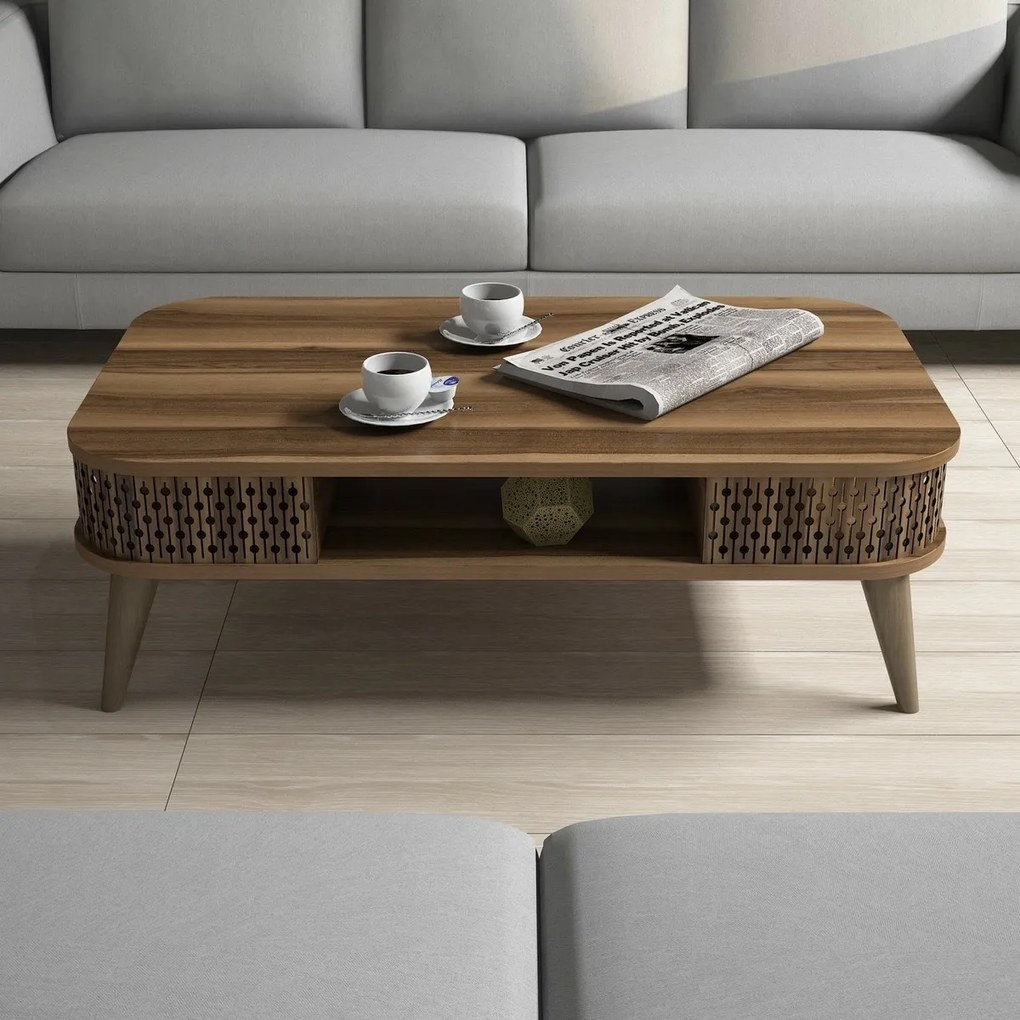 Stolik konferencyjny Eylul Walnut