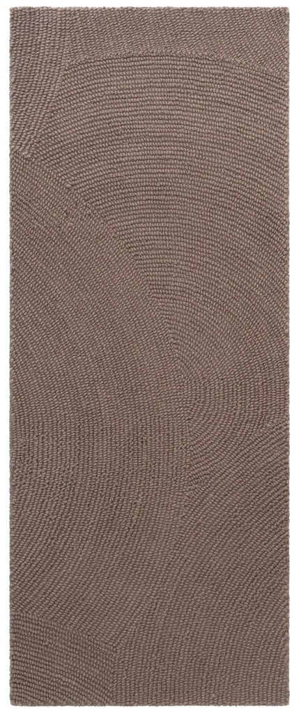 Dywan wełniany Hanse Home Eleni brązowy 80 cm x 300 cm