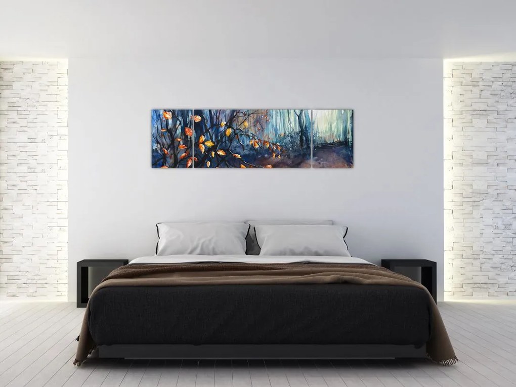 Obraz - Promienie jesiennego słońca (170x50 cm)