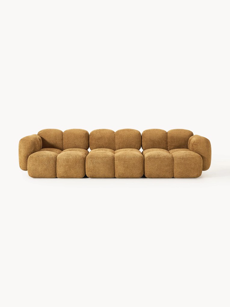 Sofa modułowa Teddy-Bouclé Tayla (3-osobowa)