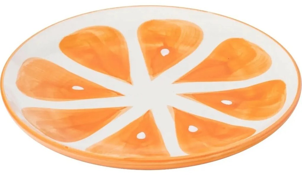 Altom Zestaw talerzy ceramicznych Tropicanapomarańczowe 20 cm, 2 szt.