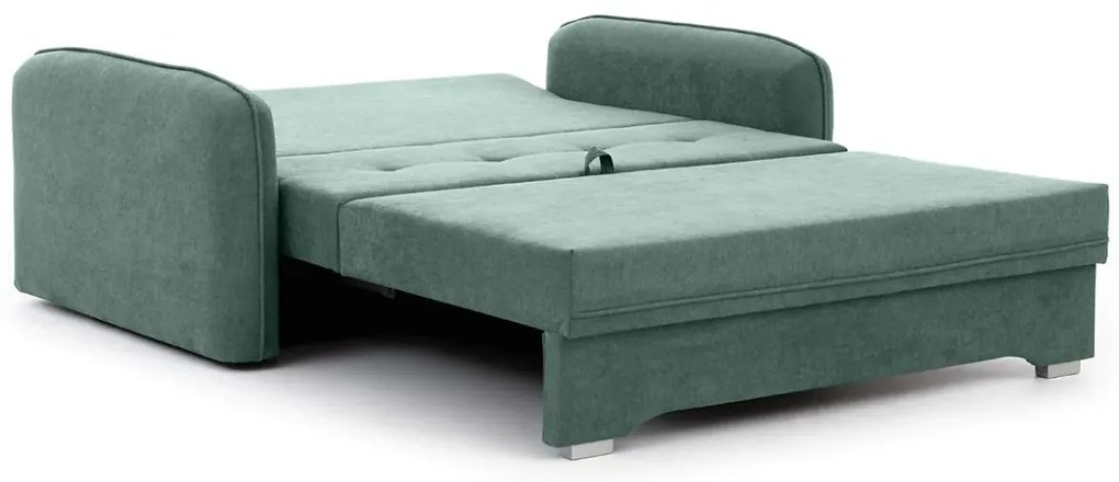 Sofa rozkładana z funkcją spania LAINE zielona ELTAP