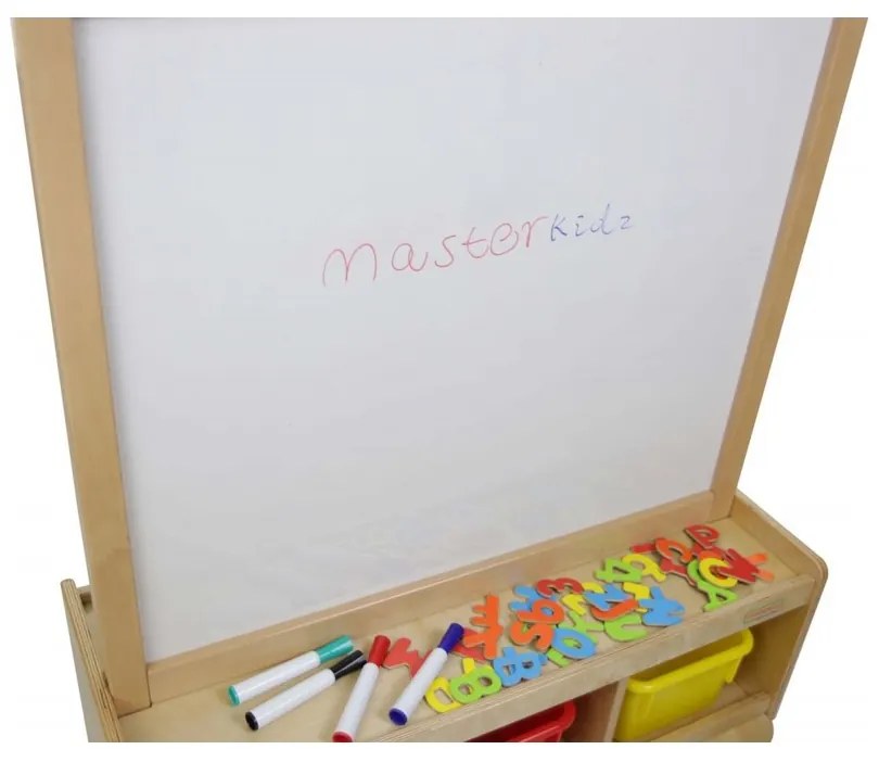 Dwustronna tablica kredowa i magnetyczna do pisania masterkidz