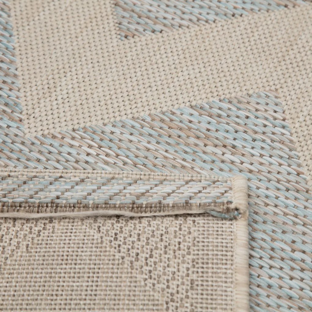 Dywan Modern Chevron beige/ice blue 160x230 cm