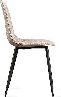 Martina - beżowe krzesło w stylu rattanu, zestaw 4 elementów