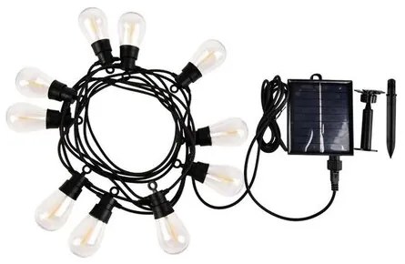 Rabalux 77165 zewnętrzny solarny łańcuch dekoracyjny LED Zirc, 3,6 W, 2700 K, 35 lm, IP44