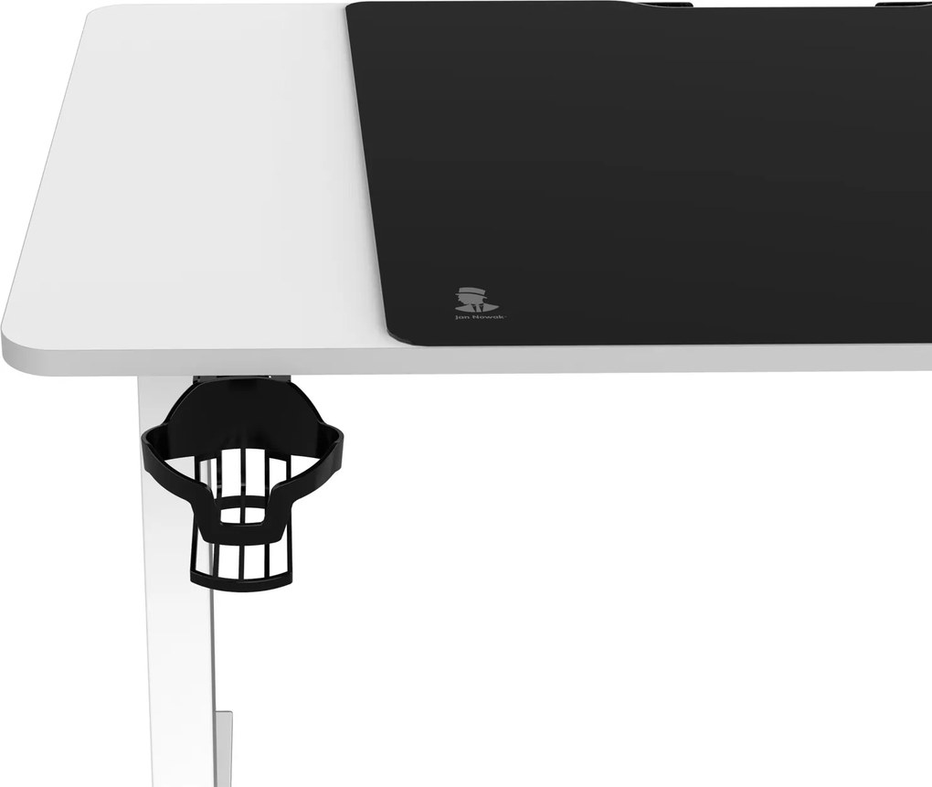Elektryczne biurko do pracy z regulacją wysokości Egon 110x60 cm białe