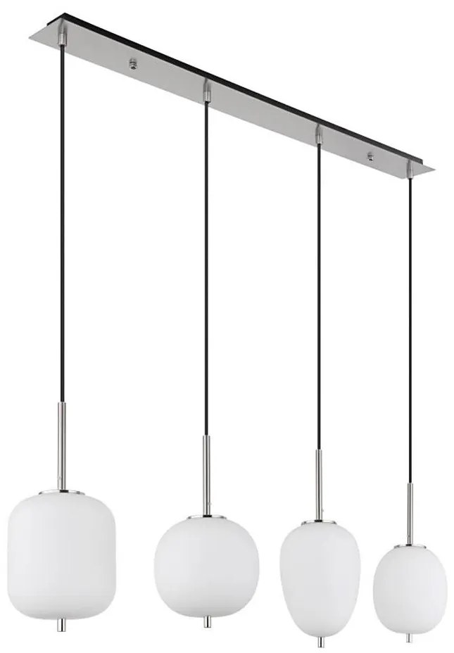 Globo 15345-4NO - Żyrandol na lince BLACKY I 4xE14/40W/230V