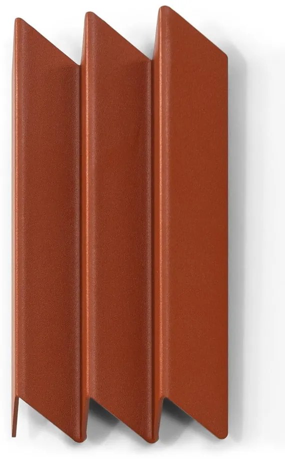 Metalowy wieszak ścienny w kolorze terakoty 13 cm Sensu – Spinder Design