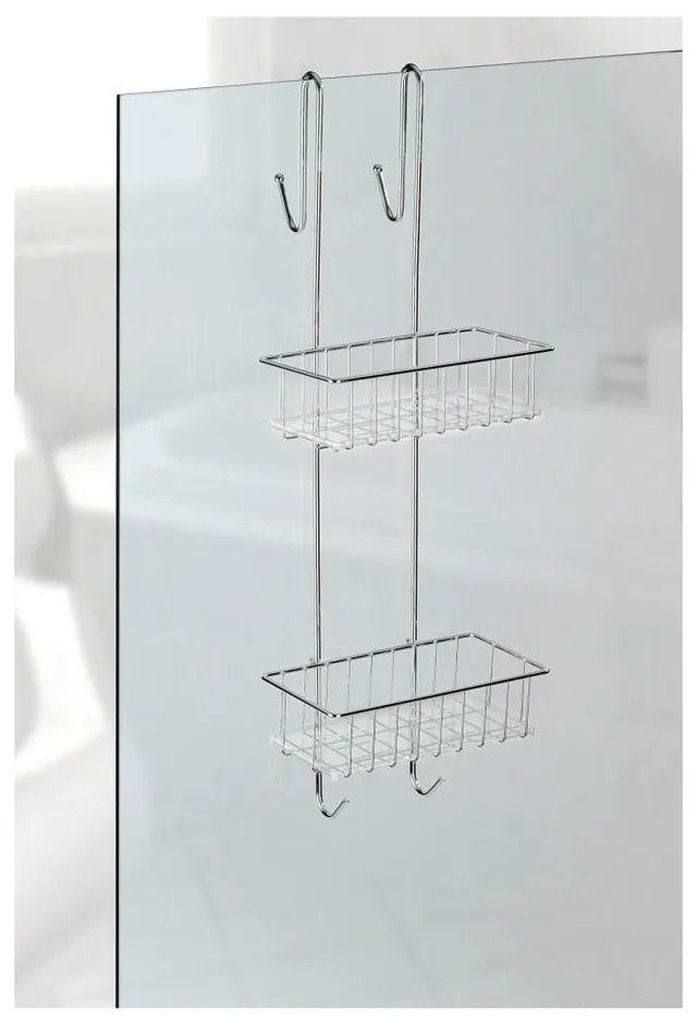 2-poziomowa wisząca półka łazienkowa Wenko Caddy Alto