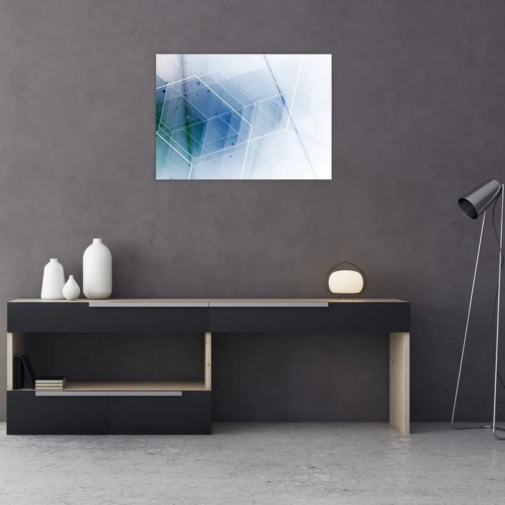 Obraz - Kształty geometryczne (70x50 cm)