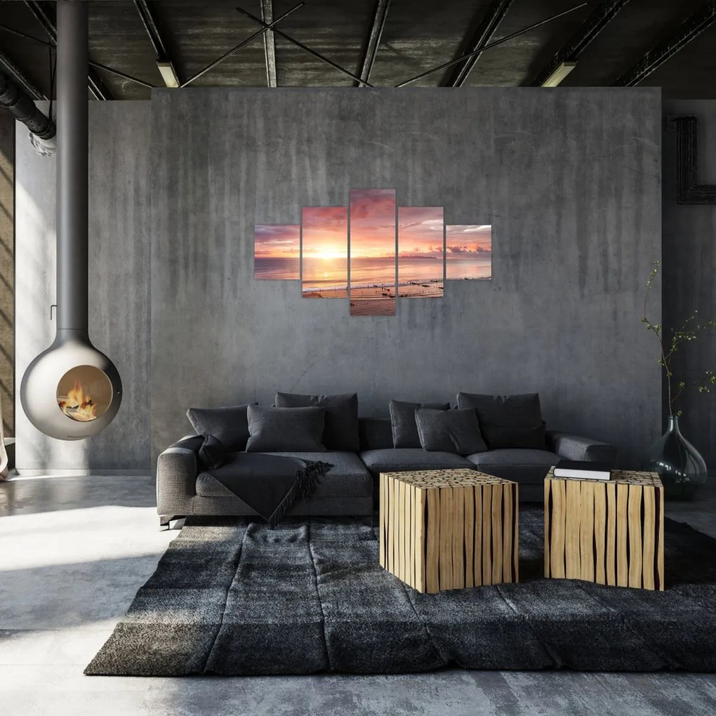 Obraz - Morska panorama (125x70 cm)