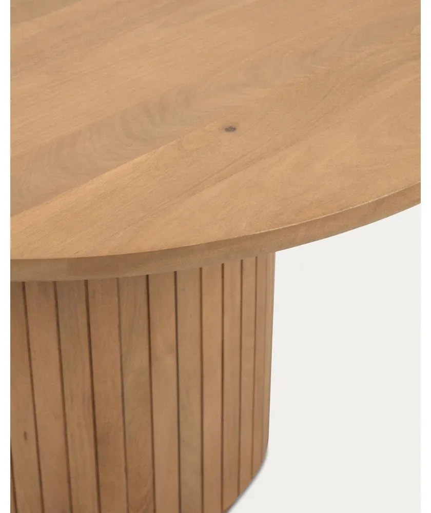 Okrągły stół z litego drewna mango ø 120 cm Licia – Kave Home