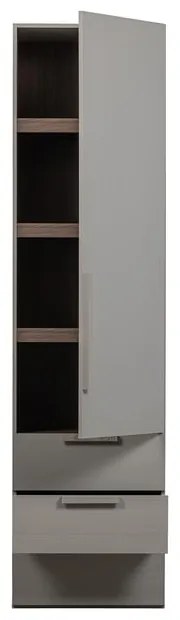Szara szafa modułowa 55x210 cm Rens – WOOOD
