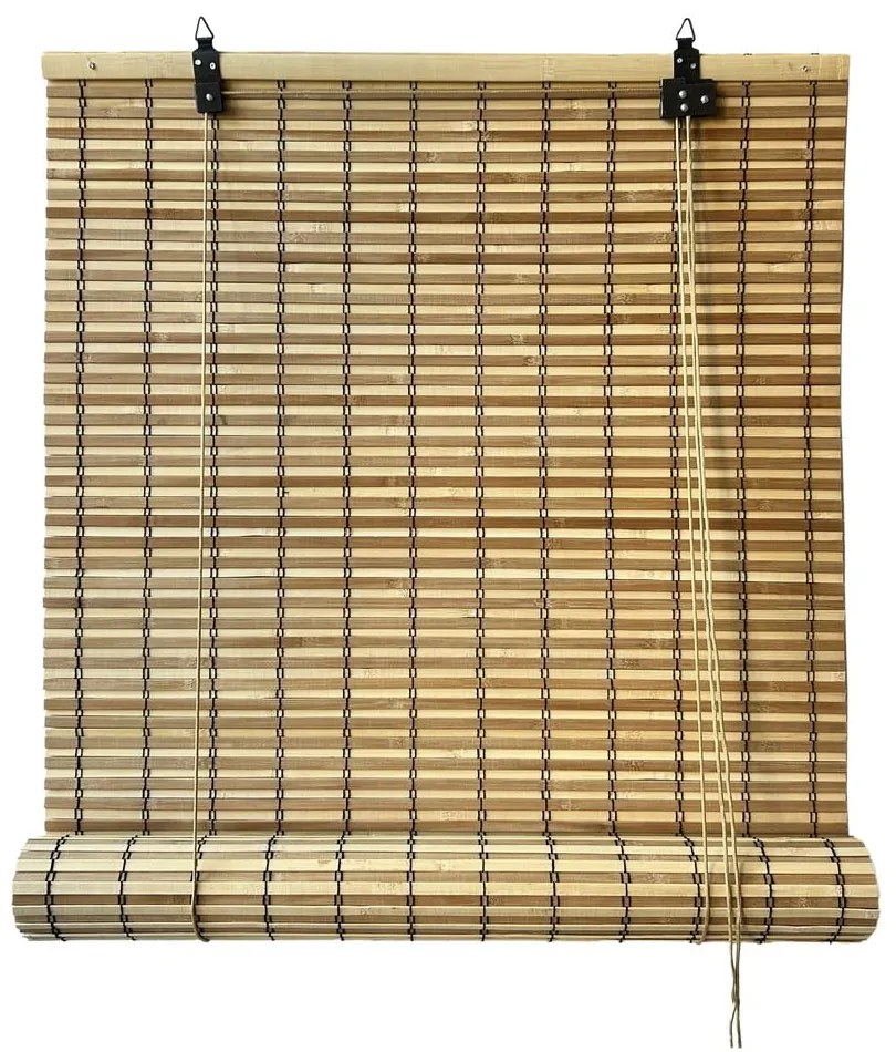 Bambusowa roleta w naturalnym kolorze 120x160 cm Java – Gardinia