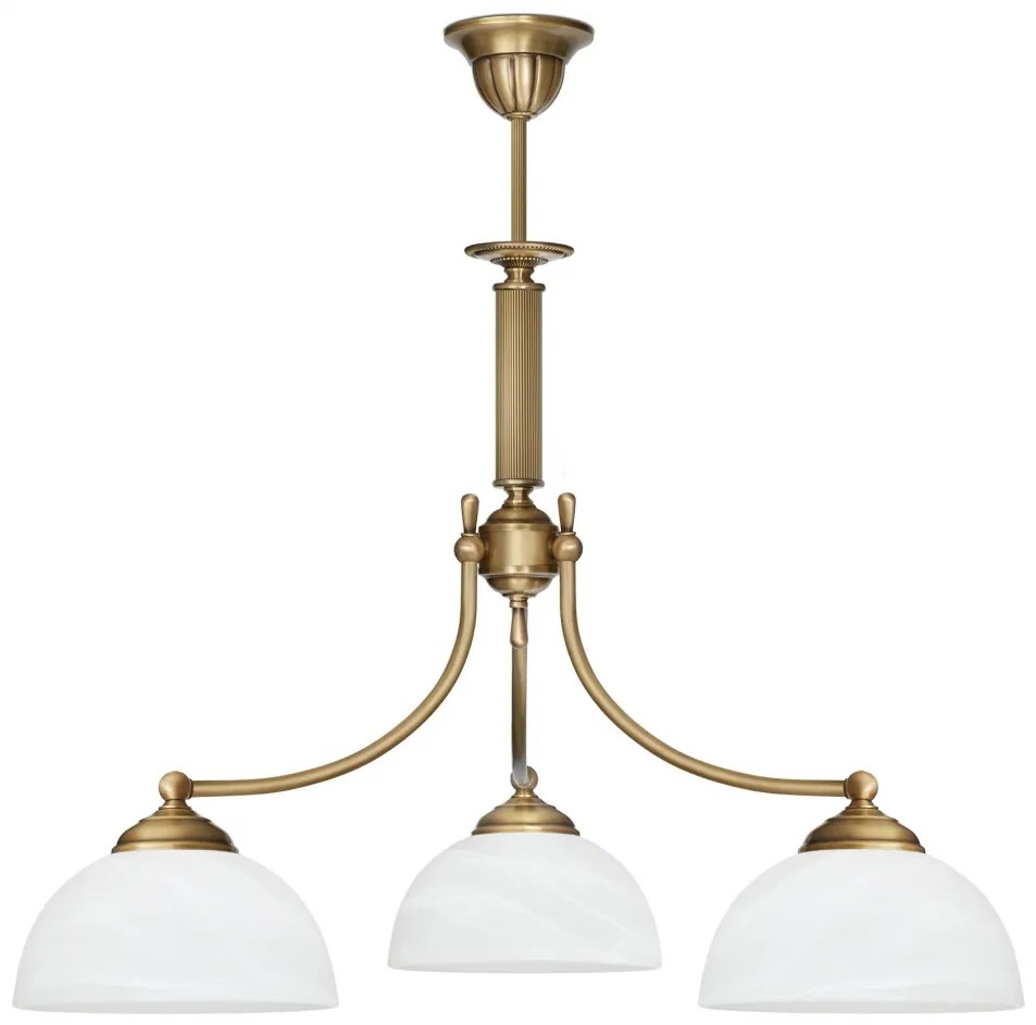 Złoty żyrandol do salonu V-S3D