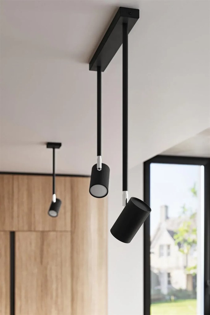 Plafon NORANO czarny SOLLUX LIGHTING
