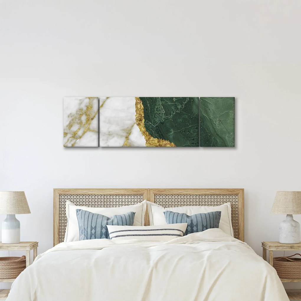Obraz - Zielony marmur N⁰3 (170x50 cm)