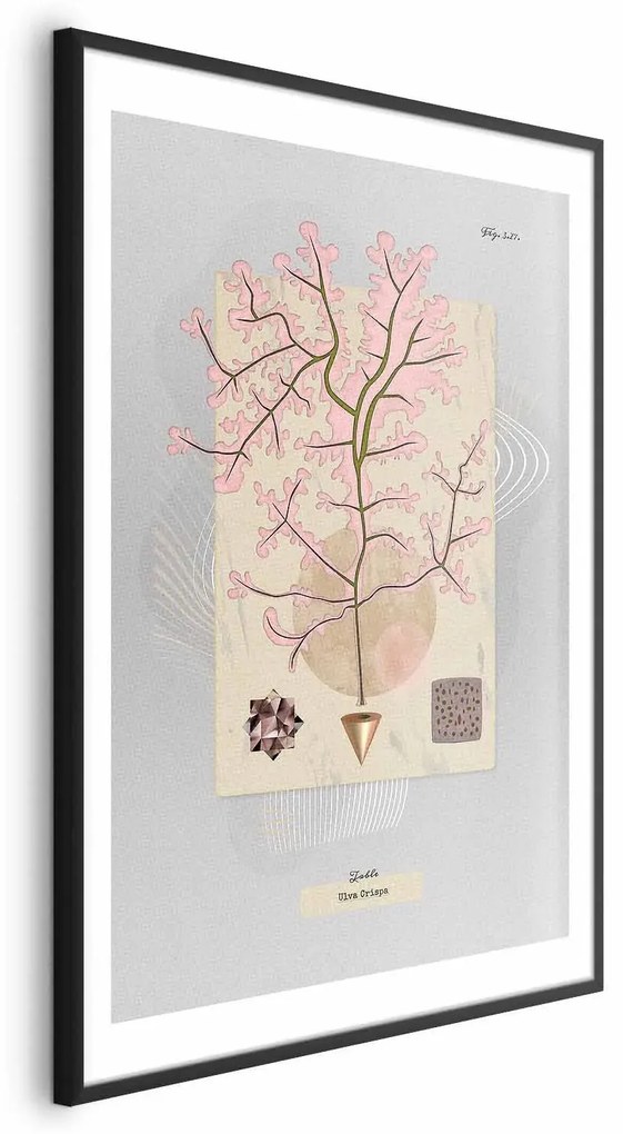 Plakat Tajemnicze drzewko 60x90 cm z ramą czarną z marginesem ARTGEIST B