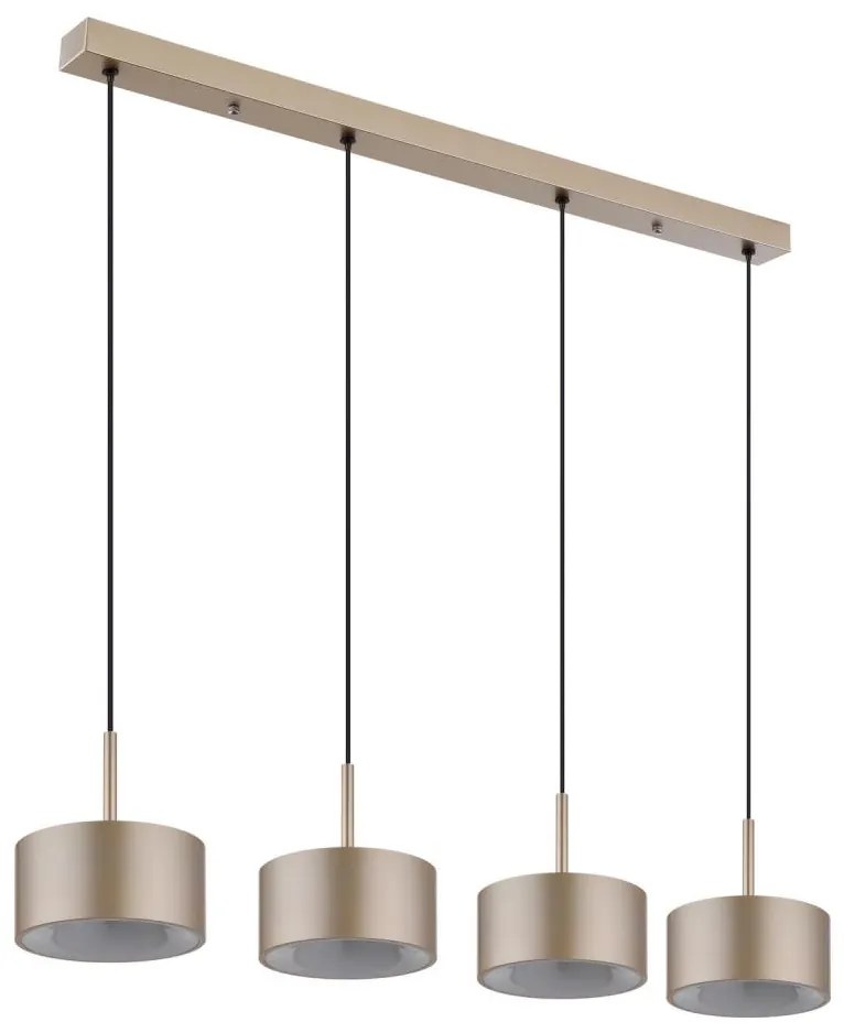 Globo 56964-4H - LED żyrandol na linkach RAYMOND LED/40W/230V 3000K mosiądz
