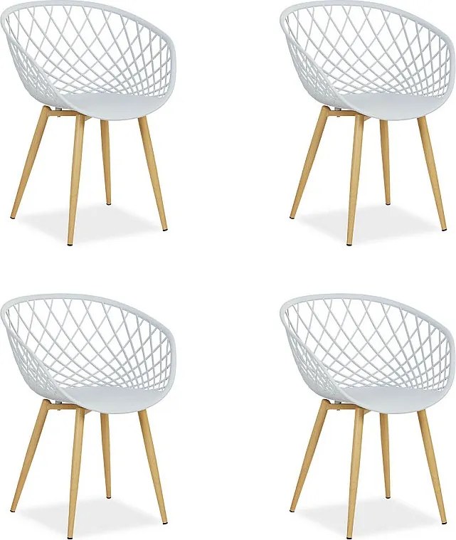 Krzesło ogrodowe 62x80x57 cm szare