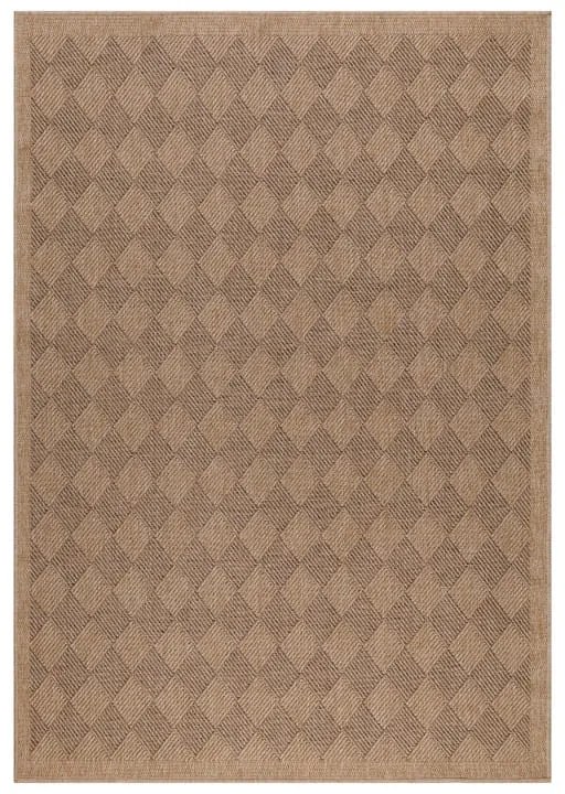 Dywan uniwersalny Dhaka Roby antracytowo-beżowy 200 cm x 290