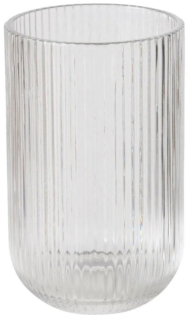 Szklanka do wody RIGANO, ryflowane szkło, 320 ml