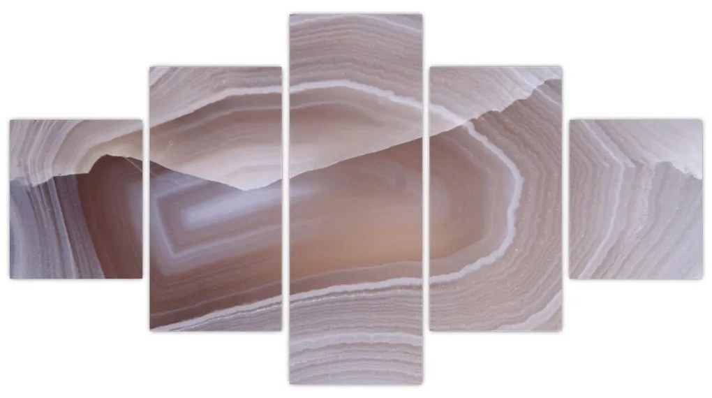 Obraz - Marmurowy agat (125x70 cm)