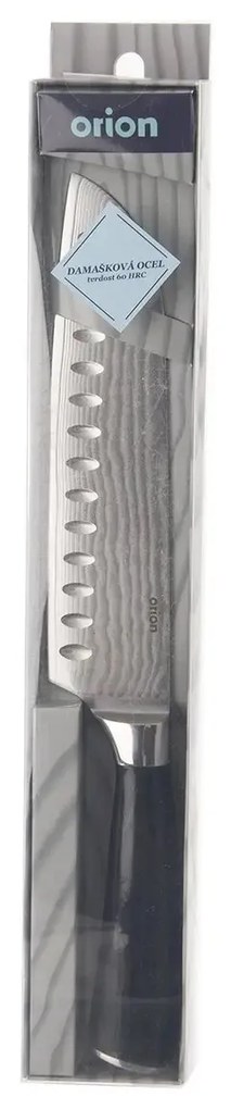 Orion Nóż kuchenny santoku, stal damasceńska, 18,5 cm