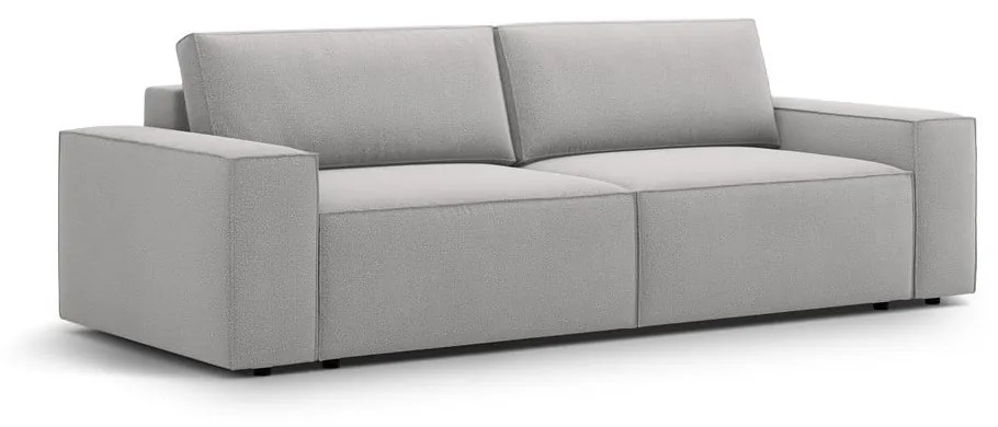 Jasnoszara rozkładana sofa 247 cm Jodie – Micadoni Home