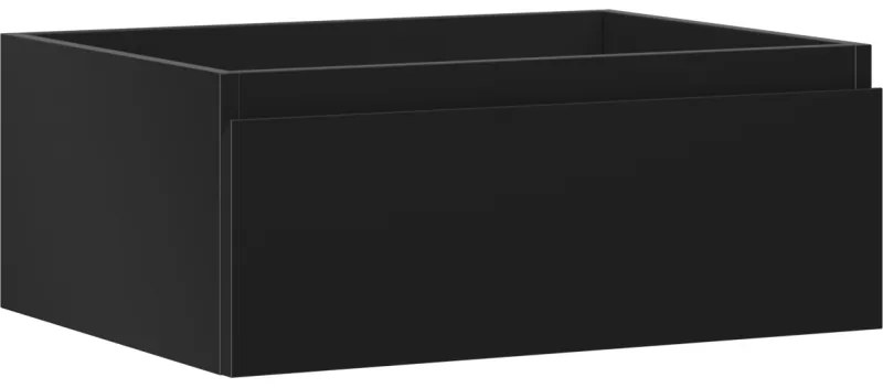 Mexen Orio szafka łazienkowa podumywalkowa 60 cm, 1 szuflada, czarna mat - 91A10-06023-1-BF71