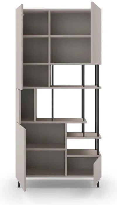 Kremowy regał 84x175 cm Perla – Marckeric
