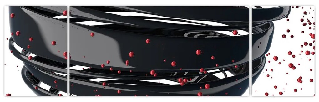 Obraz - Abstrakcja kuli ziemskiej (170x50 cm)