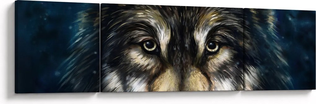Obraz - Wilk (170x50 cm)