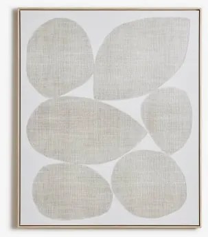 Dekoracyjny Obraz 100x120 Cm Malowany Ręcznie Na Płótnie Mivex Kolory Naturalne - Sklum