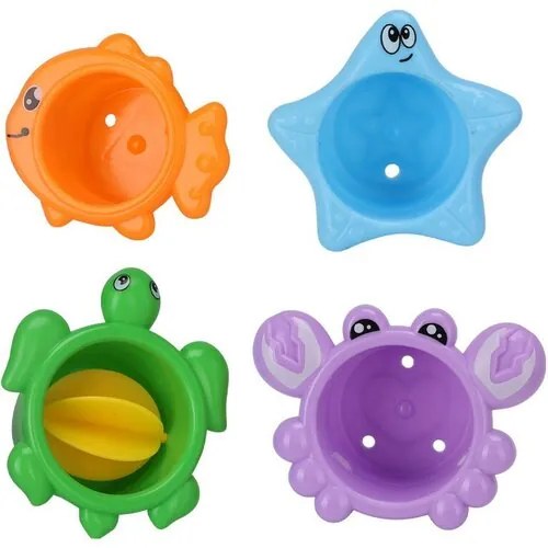 Zestaw zabawek do kąpieli Panda, 5 sztuk, od 4miesięcy
