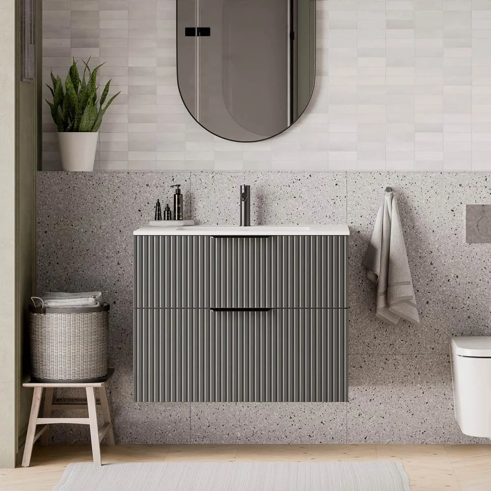 Umywalka Duravit z szafką podumywalkową TIM 80 cm