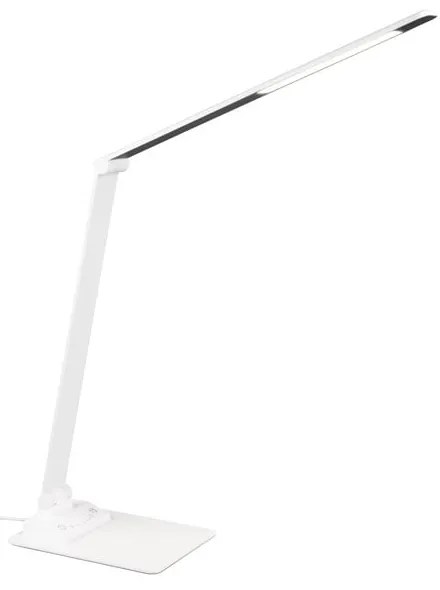 Biała lampa stołowa LED ze ściemniaczem (wys. 72 cm) Travis – Trio