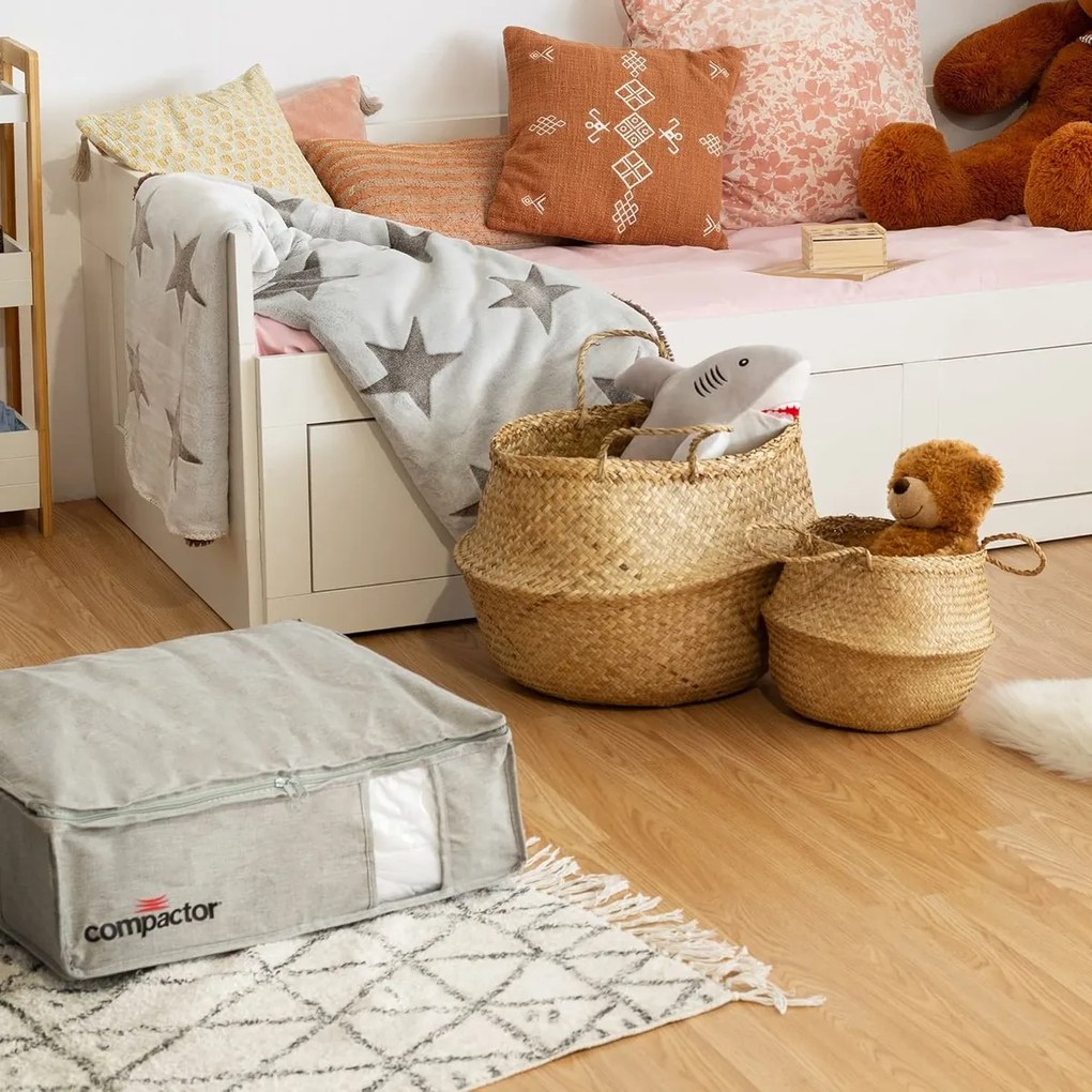 Compactor Koszyk do przechowywania z trawy morskiej Belly, 35 x 32 cm, naturalny, M