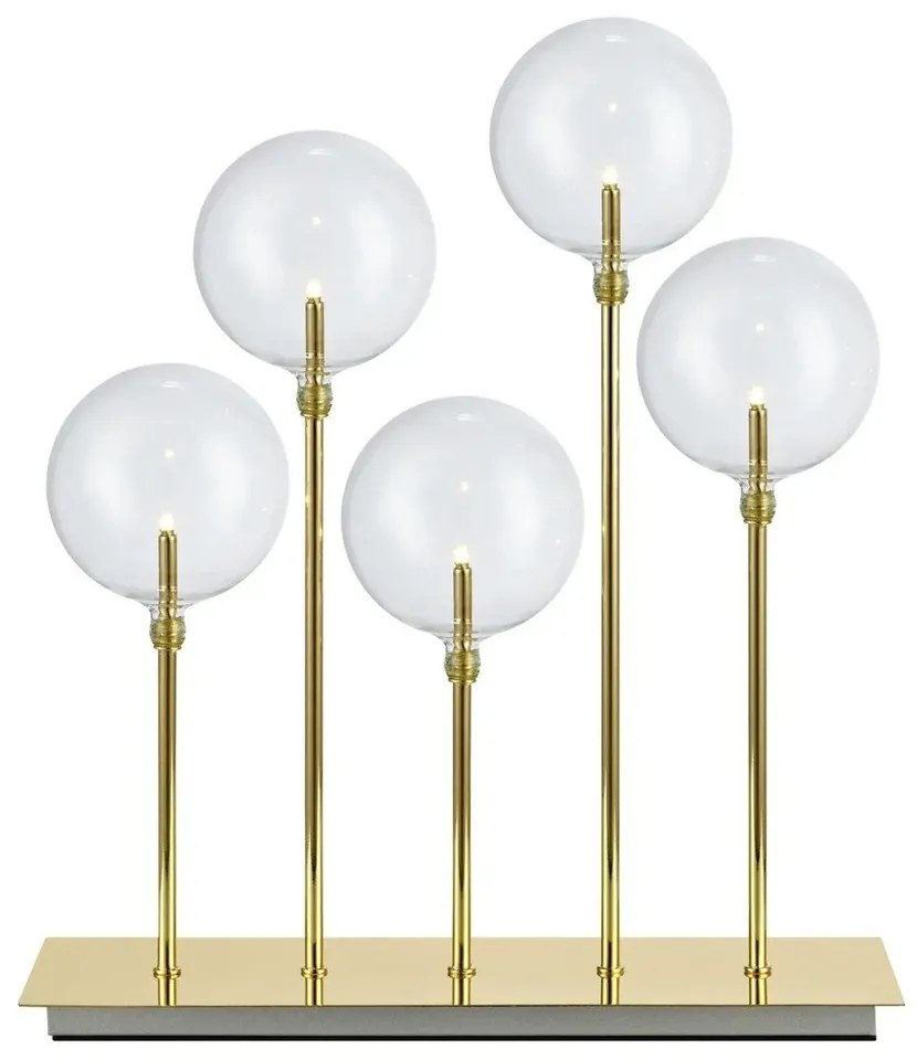 Świąteczna dekoracja świetlna w kolorze złota – Markslöjd