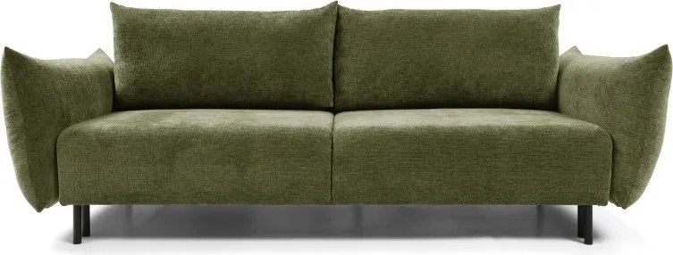 Sofa ADEL z funkcja spania i pojemnikiem OLIWKOWY OVER THE HORIZON 38
