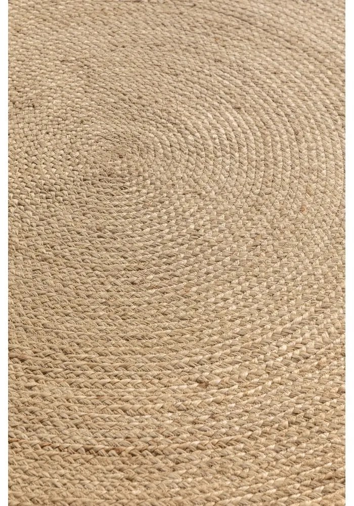 Okrągły dwustronny dywan z juty ø 140 cm Braided Ivory – Hanse Home