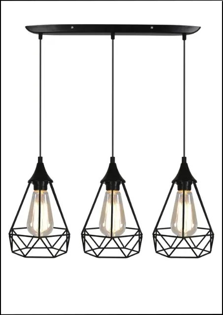 Nowoczesny czarny żyrandol - K215 F3-N05