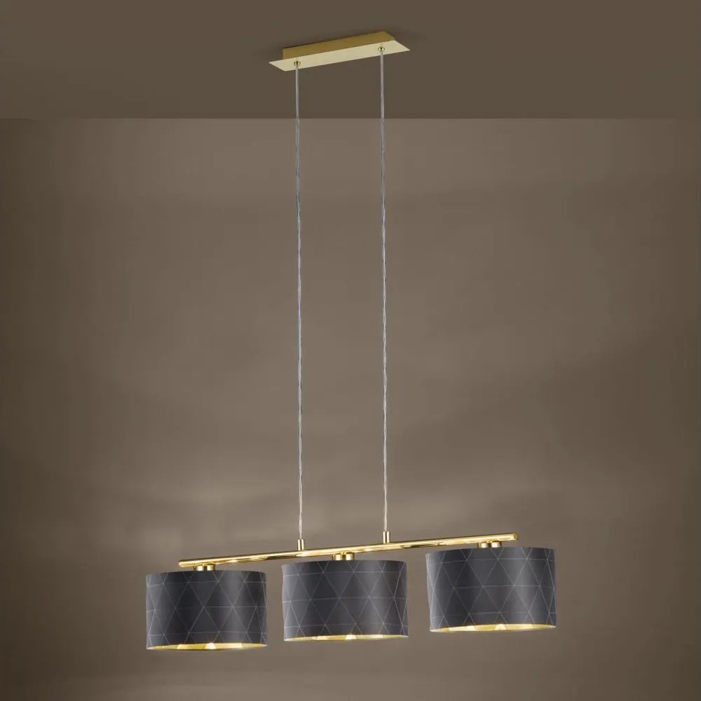 Eglo 39225 - Lampa wisząca na linkach DOLORITA 3xE27/60W/230V