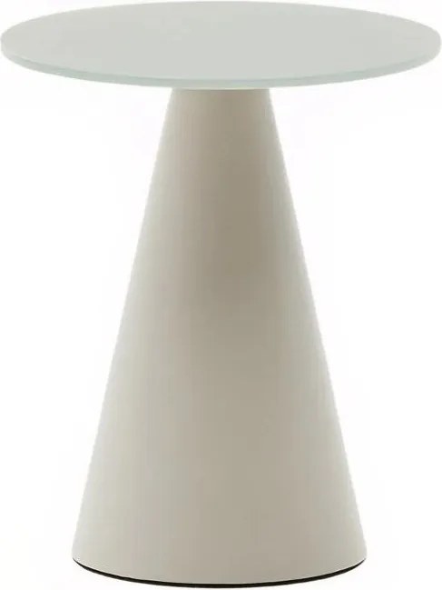 Okrągły stolik ze szklanym blatem ø 35 cm Wilshire – Kave Home